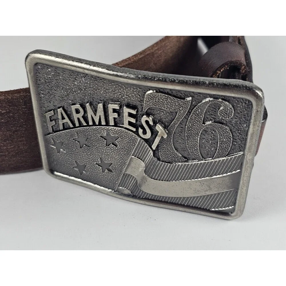 FARMFEST 76 Limited Edition Belt Buckle America's Salute to Agriculture